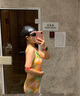 英發(fā)（YINGFA）泳衣女連體平角時尚溫泉游泳衣2025新款微胖顯瘦大碼遮肉泳裝 桔色 【雙層帶胸墊】 L 【身高155-163/體重48-55kg】 曬單實(shí)拍圖