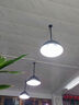 led工礦燈廠房燈超亮倉庫車間工廠照明燈罩超市店鋪商用工業(yè)吊燈 吸頂款口徑32cm（送20瓦LED燈 曬單實(shí)拍圖