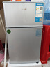 奧克斯小冰箱家用小型迷你冷藏冷凍兩用出租房宿舍用節(jié)能省電寢室辦公室電冰箱 【熱賣(mài)款 升級(jí)凈化去味】22A126DW銀 曬單實(shí)拍圖