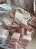 京東跑山豬去皮五花肉塊凈重4斤 烤肉炒菜食材 新鮮速凍 紅燒肉原料 曬單實(shí)拍圖