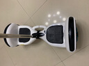 左拉（ZOLA）電動平衡車兒童成人體感車平行車雙輪自平衡6-12歲手扶桿越野輪 10吋越野高配白【藍(lán)牙+炫光輪】 曬單實拍圖