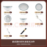 JOVR碗套裝高檔餐具整套家用景德鎮(zhèn)陶瓷北歐風(fēng)喬遷送禮陶瓷餐具碗套裝 6人食配湯碗【禮盒裝】 29頭 曬單實(shí)拍圖