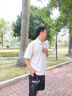 卡賓（CABBEEN）【速干華夫格】短袖男士T恤立領(lǐng)拉鏈設(shè)計(jì)時(shí)尚潮流夏季短袖T恤男 米白色12 L /175/50 曬單實(shí)拍圖