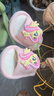 MY LITTLE PONY兒童拖鞋男女童亞麻拖鞋室內(nèi)防滑小孩春夏透氣布拖鞋柔柔200碼 曬單實(shí)拍圖