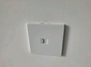 公牛（BULL）開關(guān)插座G60系列一位電腦插座六類86型暗裝超薄面板G60T102暮雪白 曬單實(shí)拍圖