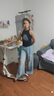 FIXXA女童破洞牛仔褲2025新款兒童夏季洋氣時髦闊腿褲女孩大童夏裝褲子 圖片色 160 曬單實拍圖
