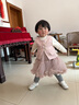 班喜迪女童連衣裙秋裝2025新款寶寶公主裙國風(fēng)套裝兒童裙子周歲禮服春秋 曬單實(shí)拍圖