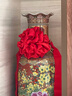 青葦 大紅花球結(jié)婚開業(yè)綢帶花球婚車裝飾剪彩退伍大紅花35cm4米飄帶 曬單實拍圖