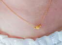 六福珠寶七夕禮物足金花絲玲瓏轉(zhuǎn)運(yùn)珠黃金項(xiàng)鏈 計價 F63TBGN0015 約3.30克 曬單實(shí)拍圖