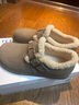 天美意絨絨拿鐵厚底加絨毛毛鞋雪地靴女棉鞋復古勃肯鞋2025冬季新款 低幫--卡其色 39 曬單實(shí)拍圖