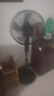 格力（GREE）電風(fēng)扇家用大風(fēng)量五葉立式落地扇 客廳宿舍定時(shí)轉(zhuǎn)頁(yè)扇搖頭循環(huán)對(duì)流換氣扇可升降機(jī)械電扇 FD-4012-WG 黑色 曬單實(shí)拍圖