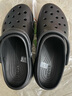 卡駱馳（crocs）經(jīng)典云朵Clog女沙灘洞洞鞋涼拖鞋206750 206750-001  38  曬單實(shí)拍圖