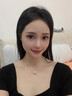 HR赫蓮娜輕奢貓眼石小蠻腰項鏈女款2025年新款七夕情人節禮物送女友 小蠻腰項鏈玫瑰金色【高端禮盒】 曬單實(shí)拍圖