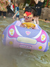 swimbobo嬰兒游泳圈 卡通兒童游泳圈 粉色小車寶寶坐艇游泳裝備坐圈K2004 曬單實(shí)拍圖