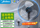 美的（Midea）【金屬鋁片】工業(yè)電風(fēng)扇/颶風(fēng)落地扇/空氣通風(fēng)金屬扇/牛角扇/立式電風(fēng)扇/大風(fēng)力宿舍扇 FES45-20A 曬單實(shí)拍圖