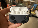 澳浪適用蘋(píng)果airpodspro第三代保護套Apple全包Pro3代硅膠防摔殼創(chuàng  )意個(gè)性復古游戲機充電倉收納盒 深灰 曬單實(shí)拍圖