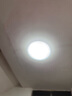 雷士（NVC） LED吸頂燈廚房陽臺走廊過道燈玄關(guān)入戶燈車庫地下室照明燈飾燈具 微波雷達感應燈 玉屏18瓦白光 曬單實拍圖