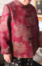 俞兆林唐裝襯衫奶奶春秋裝女中老年老年人70-80歲套裝老太太媽媽裝衣服 紅色上衣+褲子 XXL[推薦125-140斤] 均碼 曬單實(shí)拍圖