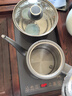 FUNORK全自動上水電熱水壺茶臺燒水壺304不銹鋼茶桌茶幾一體機嵌入式電茶壺茶具電茶爐 HL-602清潔款1L 曬單實拍圖