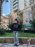 lagogo格紋拼接黑色衛(wèi)衣女拉谷谷2025年秋季新款星星燙鉆寬松上衣 黑色 M 曬單實拍圖