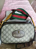 古馳（GUCCI）女包米色帆布虎頭包相機包送女友禮物酷奇女包 476466 K9GVT 8856 曬單實(shí)拍圖
