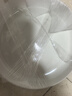 4.5英寸柳葉系列米飯碗家用顏值陶瓷餐具小碗米飯碗中式陶瓷餐具 4只純白8英寸窩盤 曬單實拍圖