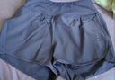 百思絨戶外休閑運動套裝時尚羽毛球服女網(wǎng)球服 粉紫上衣+紫短褲 XL 曬單實拍圖