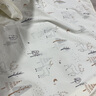 童泰（TONGTAI）嬰兒抱巾0-6月新生外出防風(fēng)抱毯裹巾2件裝TS43C175-DS灰橘84*84cm 曬單實(shí)拍圖