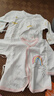 貝瑞加（Babyprints）嬰兒半背衣2件裝新生兒純棉上衣寶寶長(cháng)袖護肚和尚服 粉彩虹59 曬單實(shí)拍圖