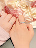 GLTEN七夕情人節(jié)禮物情侶戒指銀對戒女生日表白結(jié)婚紀(jì)念送男女朋友老婆 曬單實拍圖