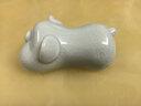 廷懷窯 汝窯小豬 陶瓷茶寵擺件汝瓷開片可養(yǎng)功夫茶道配件禮盒裝 玉青釉小福豬 曬單實(shí)拍圖