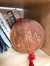 桃木山海鎮(zhèn)擺件凸面圓形山海木雕掛件家用室外雙魚山河鎮(zhèn)掛飾 12cm山海鎮(zhèn)-掛件款 曬單實拍圖