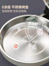 利仁（Liven）小鋼人不銹鋼電餅鐺家用0涂層38mm加深1800W雙面加熱電餅檔烙餅專用鍋無(wú)涂層電煎鍋早餐機(jī)LR-B3097 曬單實(shí)拍圖
