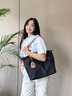 小熊依戀女士單肩包輕便上班通勤尼龍餃子包大容量手提托特媽咪包女旅行包 曬單實(shí)拍圖