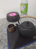 一朵福鐵壺煮茶器圍爐煮茶壺鑄鐵煮水泡茶燒水壺功夫茶具電陶爐煮茶器 茶壺+茶漏+壺蓋叉 900ml 曬單實(shí)拍圖