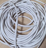 魯誠訊國標保檢2芯電線(xiàn)電工家裝白色電線(xiàn)軟線(xiàn)純銅兩芯護套線(xiàn)工程用足米 軟芯國標2芯2.5平方4500瓦 100米 曬單實(shí)拍圖