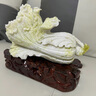 天然玉石擺件玉白菜玄關(guān)擺設客廳辦公室擺件喬遷開(kāi)業(yè)禮品 長(cháng)30高19厚10厘米 曬單實(shí)拍圖
