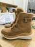 COZY STEPS可至女士秋冬時(shí)尚休閑搭扣保暖防寒防滑加厚羊皮毛一體雪地靴女 棕色 38 曬單實(shí)拍圖