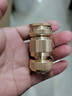 印顏黃銅水龍頭接頭水槍配件水嘴軟管水管對(duì)接器快速洗衣機(jī)轉(zhuǎn)換接口 4分銅通水接+銅4/6標(biāo)準(zhǔn)接 曬單實(shí)拍圖