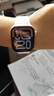 Apple/蘋(píng)果 Watch Series 10 智能手表GPS款42毫米玫瑰金色鋁金屬表殼淡桃粉色運動(dòng)型表帶S/M MX1R3CH/B 曬單實(shí)拍圖