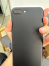 今舞 適用蘋(píng)果7手機(jī)殼se2/3超薄磨砂iphone8plus保護(hù)套全包硬殼女男款商務(wù)PP半透明外殼 蘋(píng)果7P/8P-5.5寸通用-透明黑 曬單實(shí)拍圖