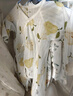 貝瑞加（Babyprints）寶寶連體衣2件裝嬰兒純棉滿(mǎn)月服四季長(cháng)袖哈衣薄款家居睡衣 海梨66 曬單實(shí)拍圖