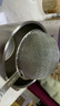 霜山日本進(jìn)口304不銹鋼茶漏茶濾茶葉過(guò)濾器茶杯過(guò)濾網(wǎng)濾茶器 錘目紋茶濾-適大于7.5cm口徑茶杯 曬單實(shí)拍圖