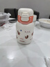 蘇泊爾（SUPOR）兒童保溫杯學(xué)生開(kāi)學(xué)水杯水壺316不銹鋼吸管杯背包·粉柚KCV50CL20 曬單實(shí)拍圖