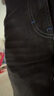 Lee【張凌赫代言】商場(chǎng)同款753舒適中腰直筒黑灰色男牛仔褲潮流 黑灰色 31 曬單實(shí)拍圖