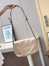LEE潮流斜挎包休閑百搭單肩包戶(hù)外出行通勤包潮牌挎包輕便郵差包 深卡其色 曬單實(shí)拍圖