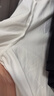 森馬（Semir）短袖t恤女涼感抗菌正肩修身2025夏顯瘦V領(lǐng)白色打底衫109325100002 曬單實拍圖