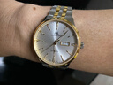 上海（SHANGHAI）手表男士 生日禮物 先行者男表 商務(wù)自動(dòng)機械腕表 間金鋼帶3085 曬單實(shí)拍圖