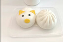 巴比小豬奶黃包300g*2包共12只兒童早餐可愛(ài)卡通手工包饅頭生鮮面點(diǎn) 曬單實(shí)拍圖