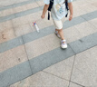 迪士尼童鞋女童夏季網(wǎng)面網(wǎng)鞋公主戶(hù)外學(xué)生板鞋運(yùn)動(dòng)鞋DST1202 淺紫 27  曬單實(shí)拍圖
